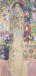 Portrét Ria Munka od Gustav Klimt
